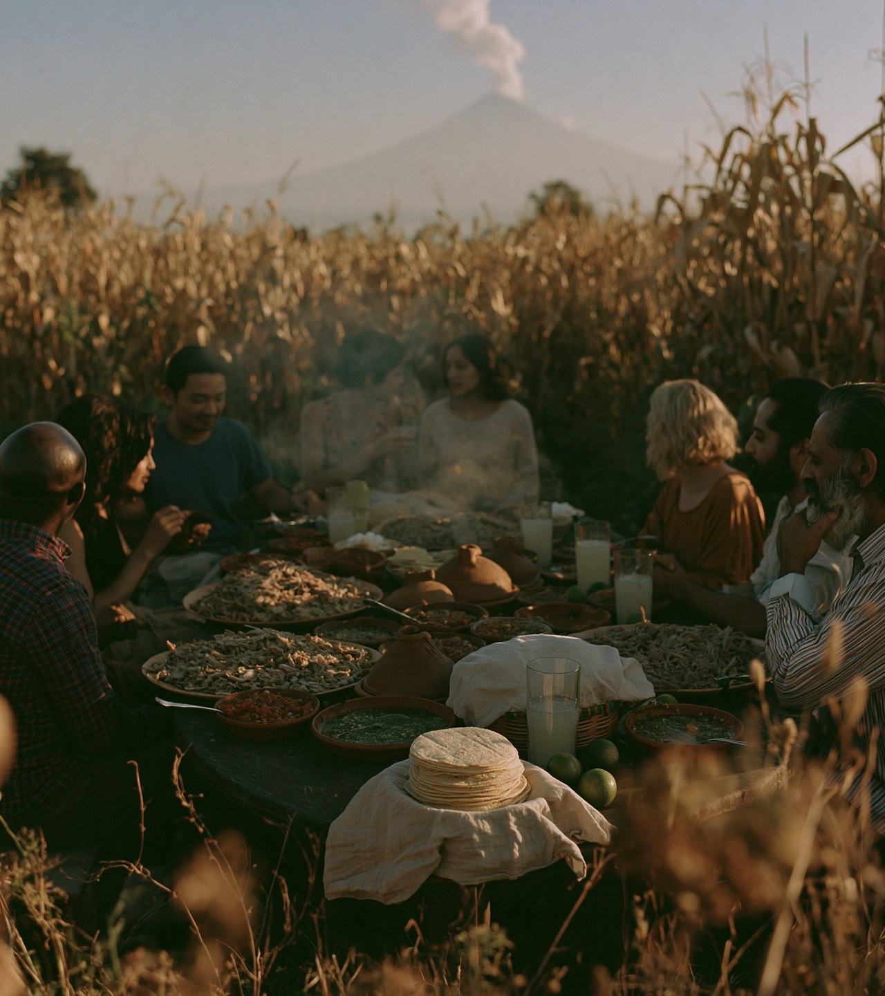 A feast shared in the fields